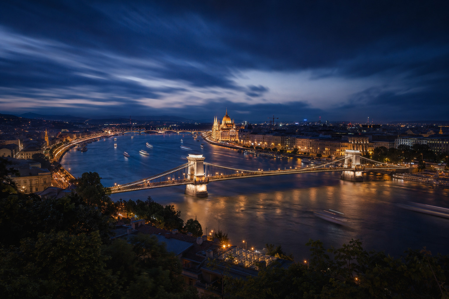 Řetězový most v Budapešti