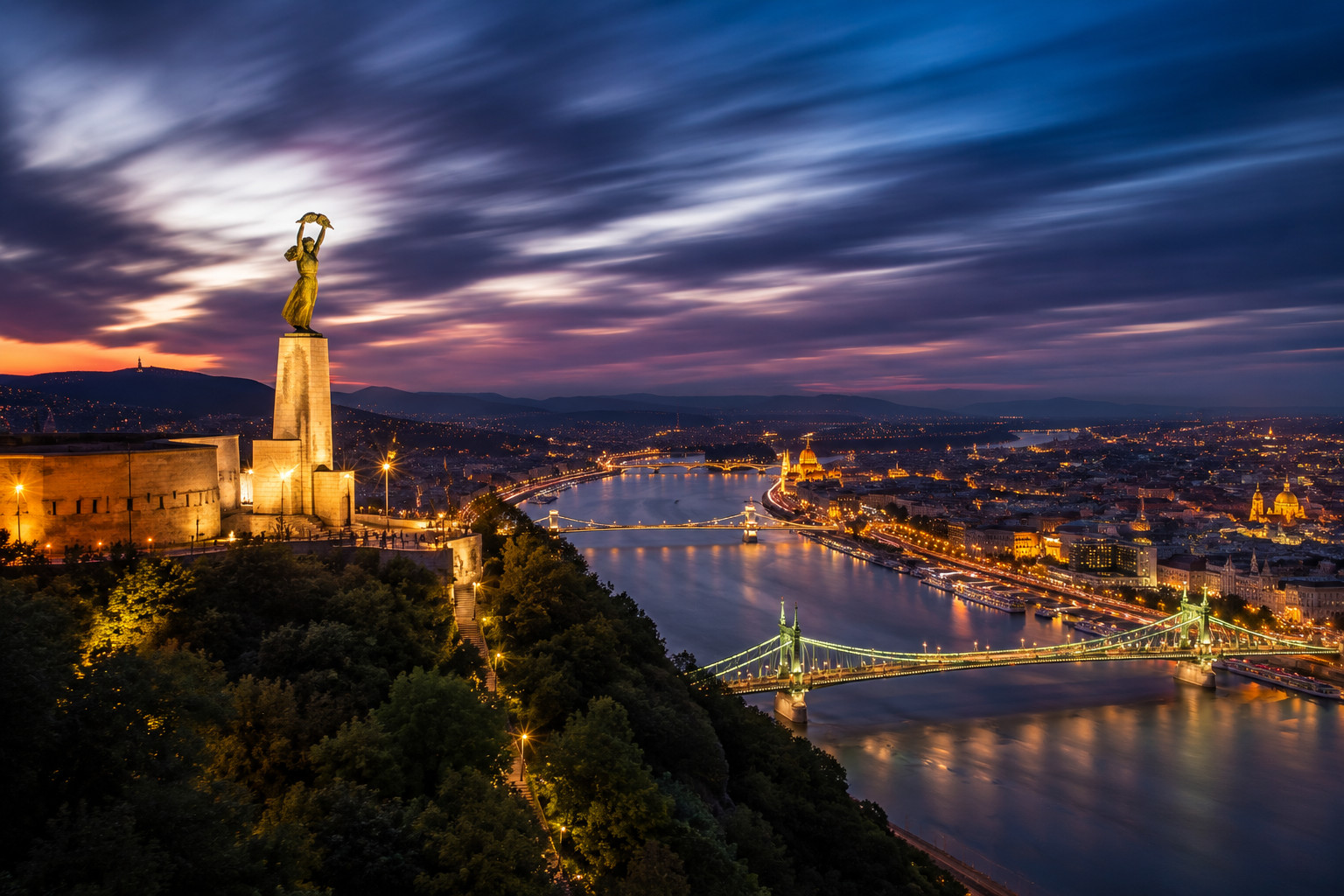 Gellértova hora v Budapešti